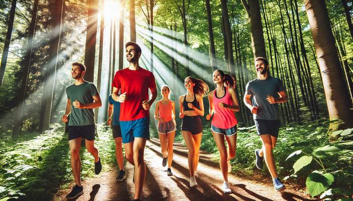 ورزش کردن در جنگل برای تندرستی