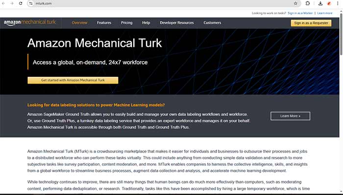Amazon Mechanical Turk