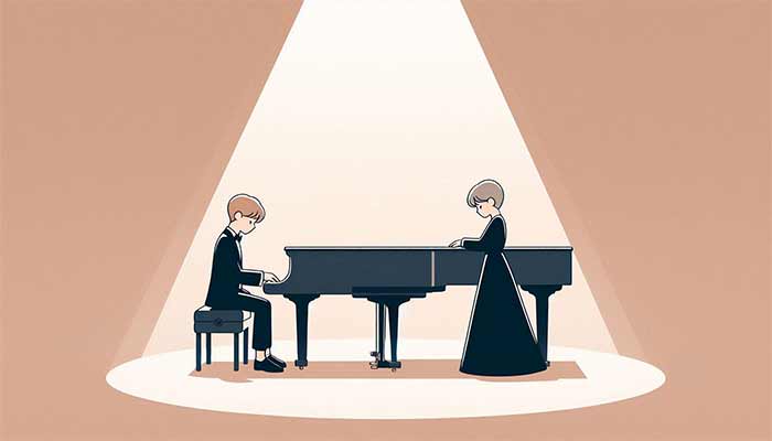 نواختن پیانو